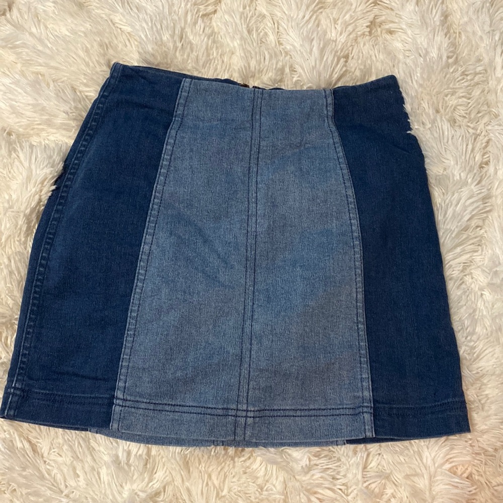 Free People Denim skirt